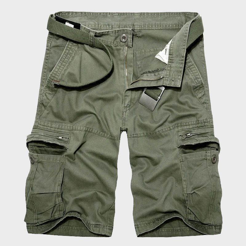 Edward | Men's Belted Cargo Shorts-MODAUTLET