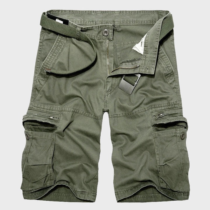 Edward | Men's Belted Cargo Shorts-MODAUTLET
