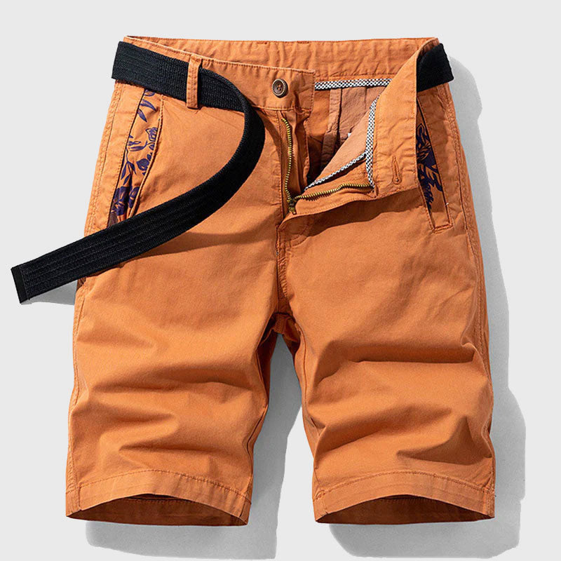 Edward | Men's Casual Belted Shorts-MODAUTLET