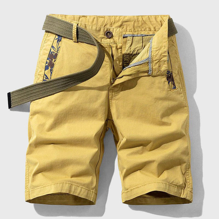 Edward | Men's Casual Belted Shorts-MODAUTLET