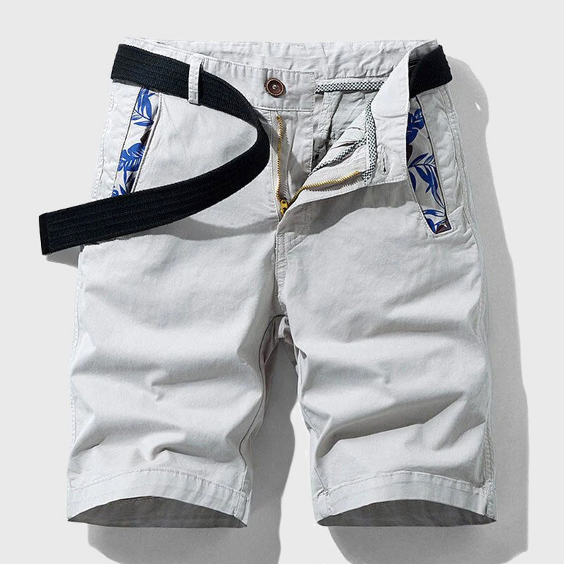 Edward | Men's Casual Belted Shorts-MODAUTLET