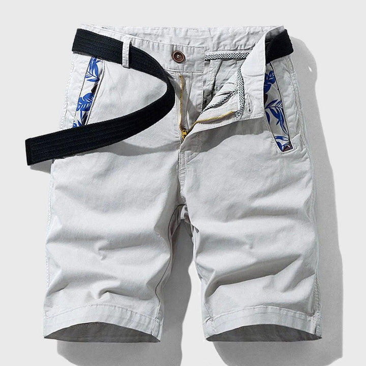 Edward | Men's Casual Belted Shorts-MODAUTLET