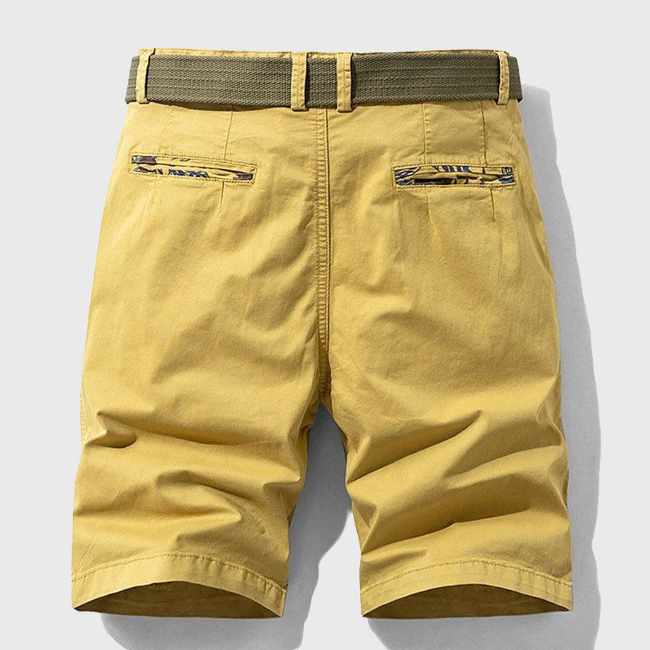 Edward | Men's Casual Belted Shorts-MODAUTLET
