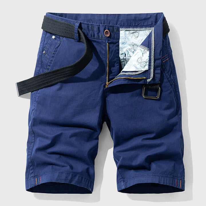 Edward | Men's Casual Belted Shorts-MODAUTLET