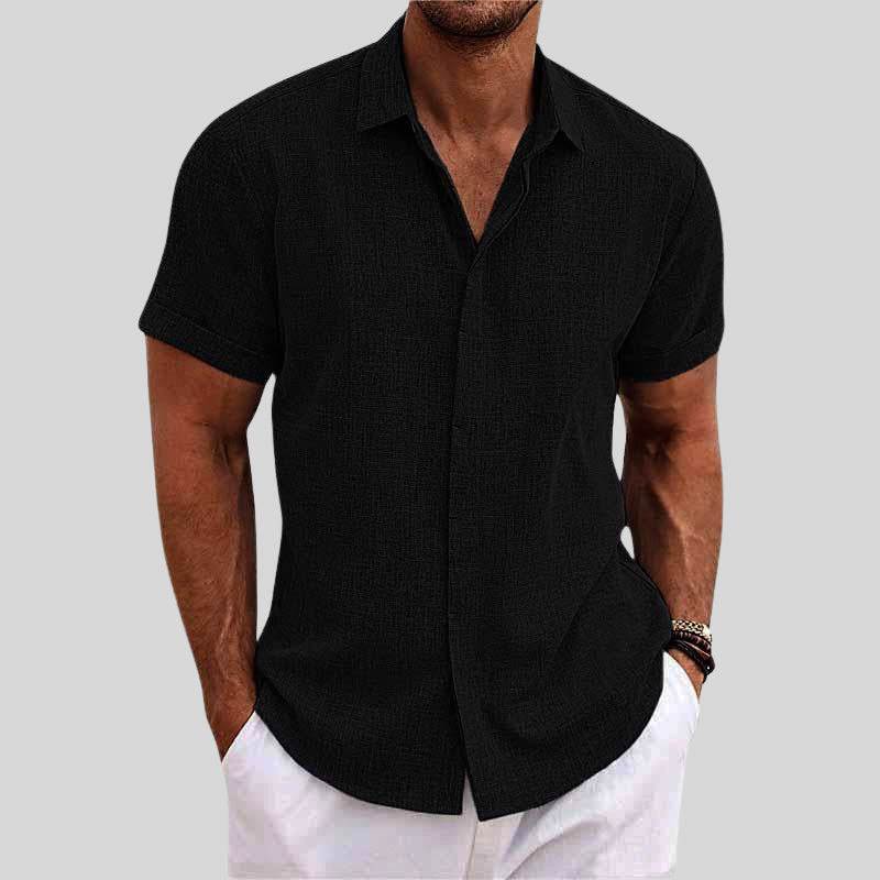 Edward | Men's Casual Button-Up Summer Shirt-MODAUTLET