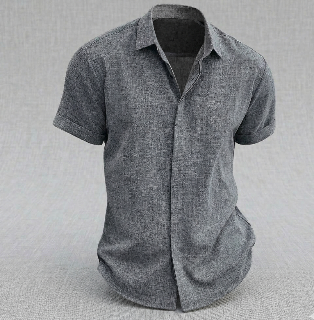 Edward | Men's Casual Button-Up Summer Shirt-MODAUTLET