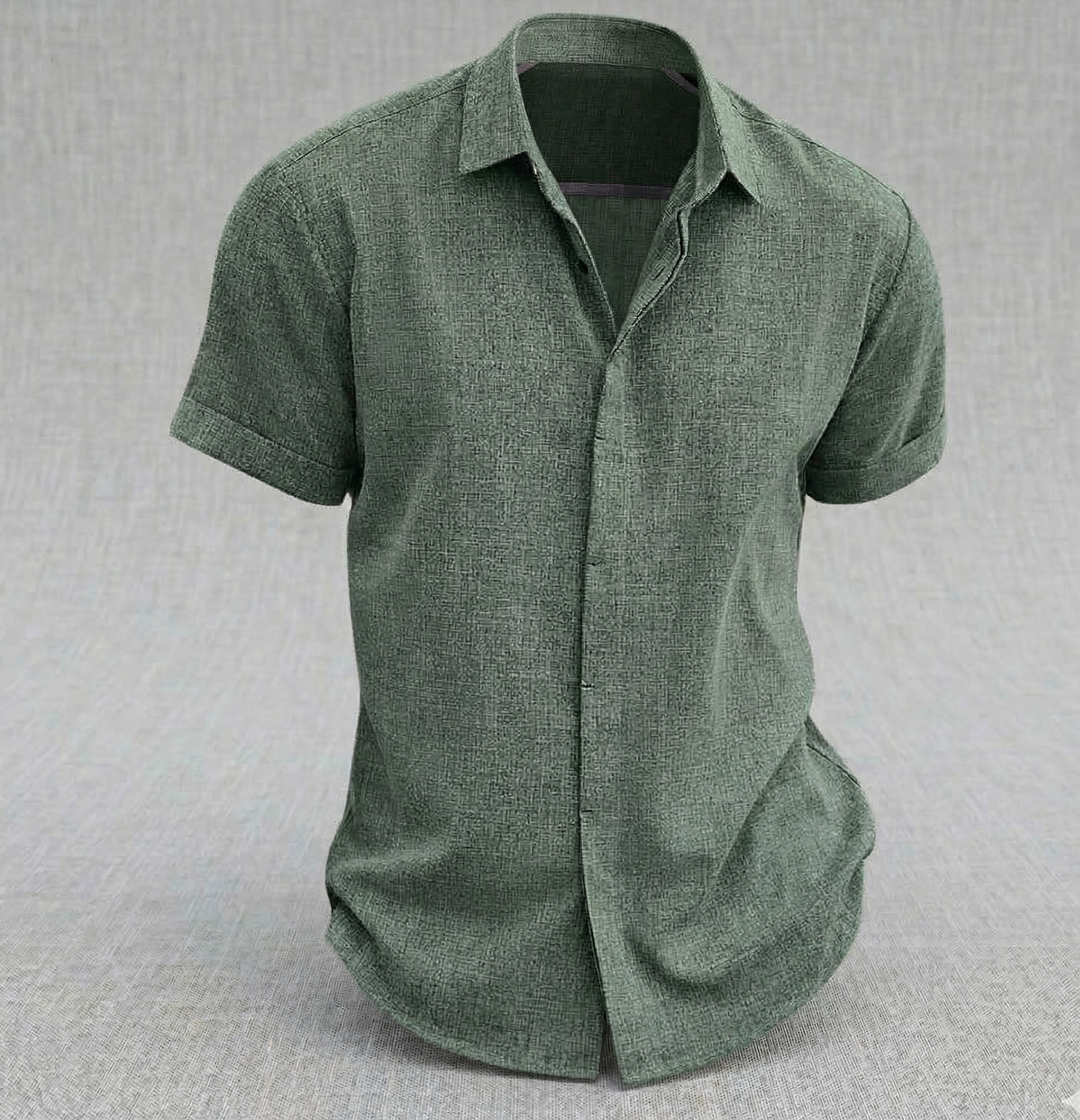 Edward | Men's Casual Button-Up Summer Shirt-MODAUTLET