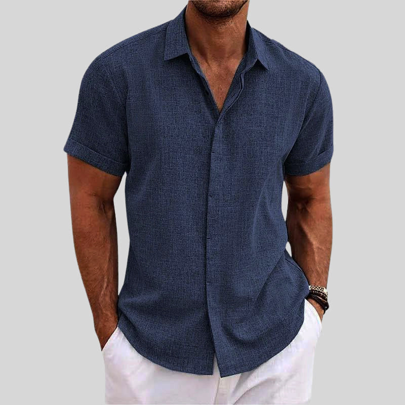Edward | Men's Casual Button-Up Summer Shirt-MODAUTLET