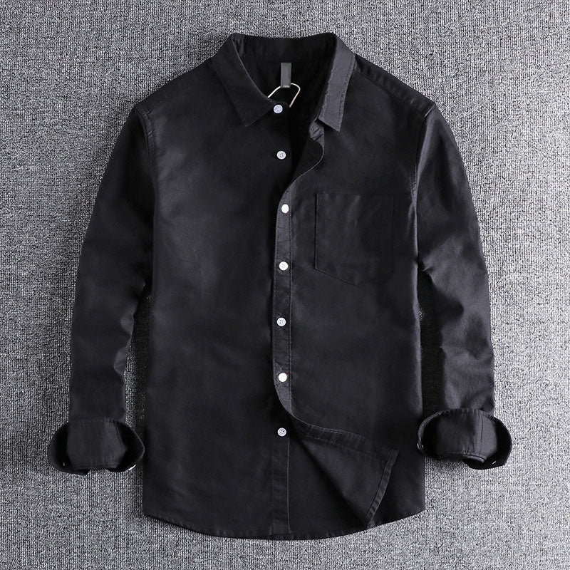 Edward | Men's Classic Long Sleeve Button-Up Shirt-MODAUTLET