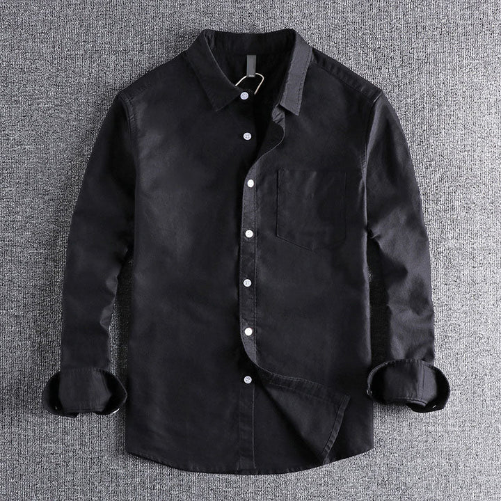 Edward | Men's Classic Long Sleeve Button-Up Shirt-MODAUTLET
