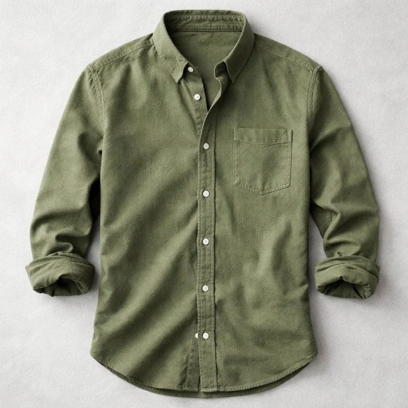 Edward | Men's Long Sleeve Button-Up Shirt-MODAUTLET