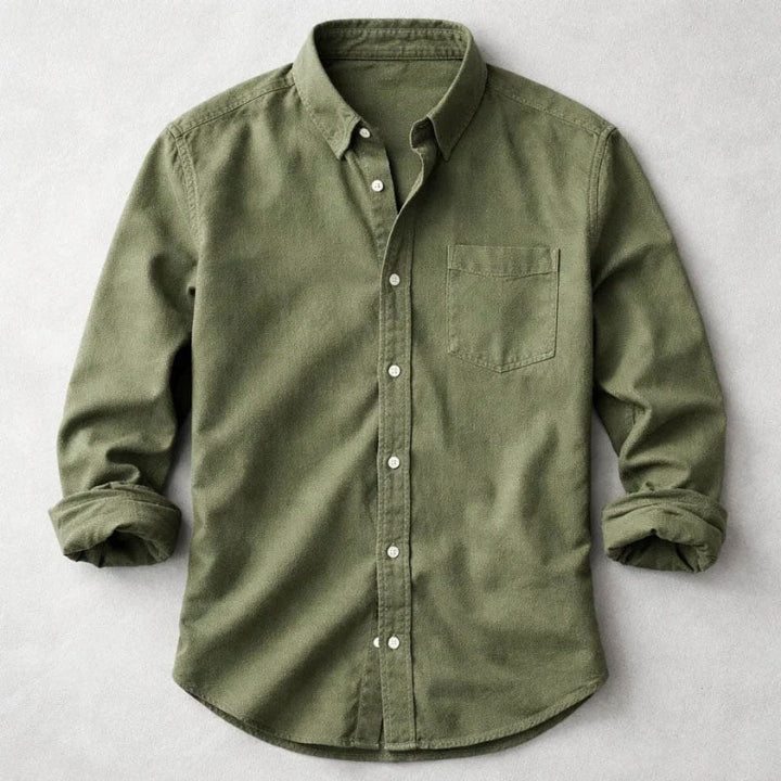 Edward | Men's Long Sleeve Button-Up Shirt-MODAUTLET