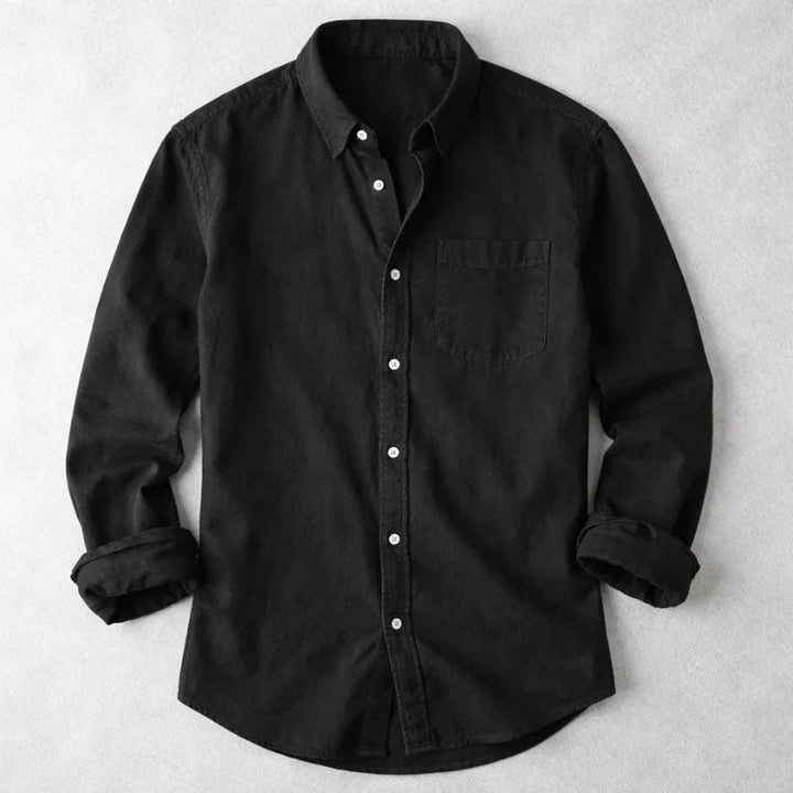 Edward | Men's Long Sleeve Button-Up Shirt-MODAUTLET