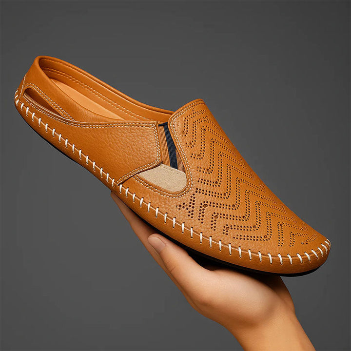 Edward | Men's Perforated Slip-On Shoes-MODAUTLET