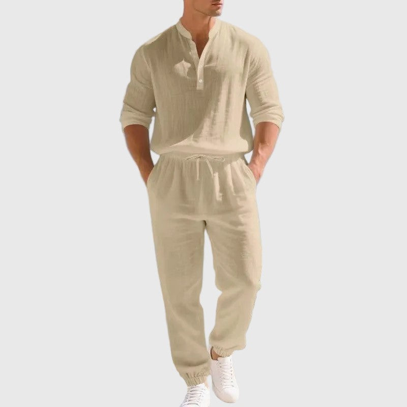Edward | Men's Relaxed Fit Riviera Two-Piece Set-MODAUTLET