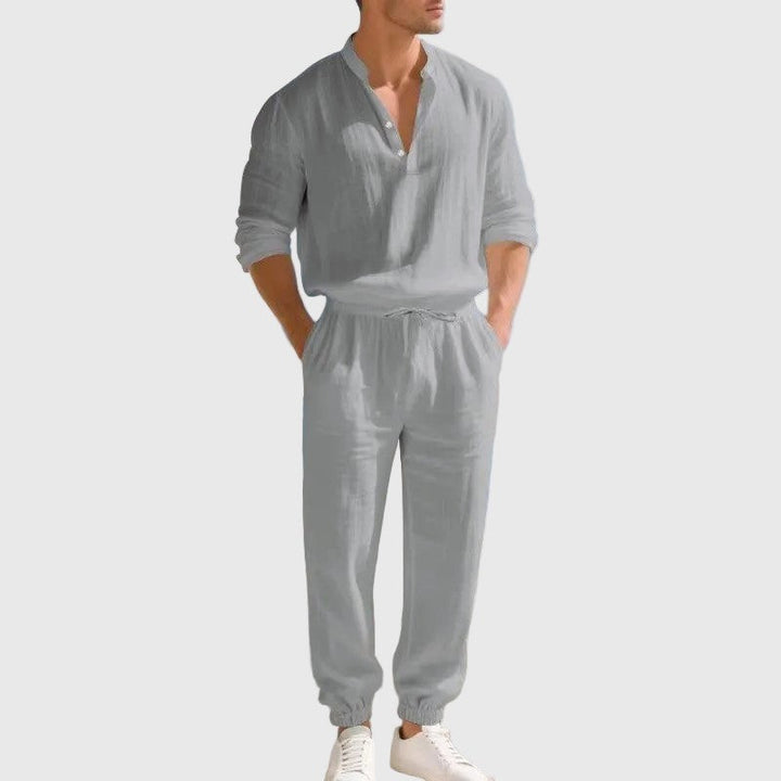 Edward | Men's Relaxed Fit Riviera Two-Piece Set-MODAUTLET