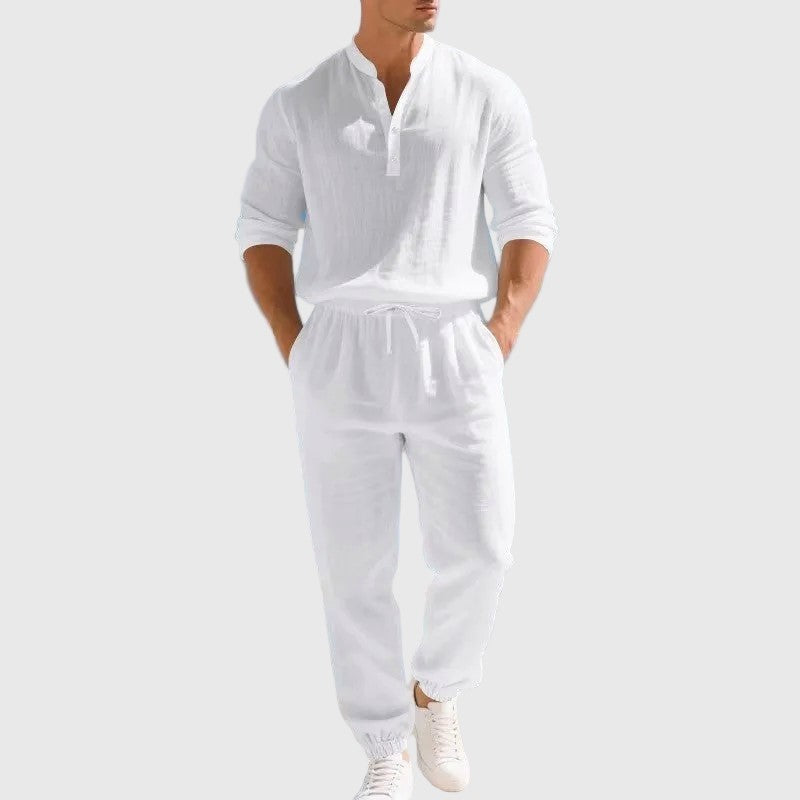 Edward | Men's Relaxed Fit Riviera Two-Piece Set-MODAUTLET