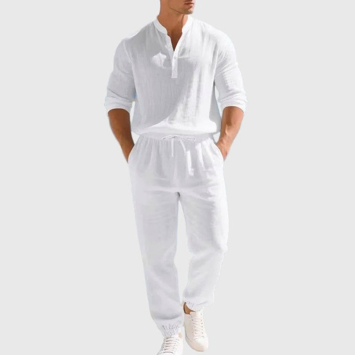 Edward | Men's Relaxed Fit Riviera Two-Piece Set-MODAUTLET