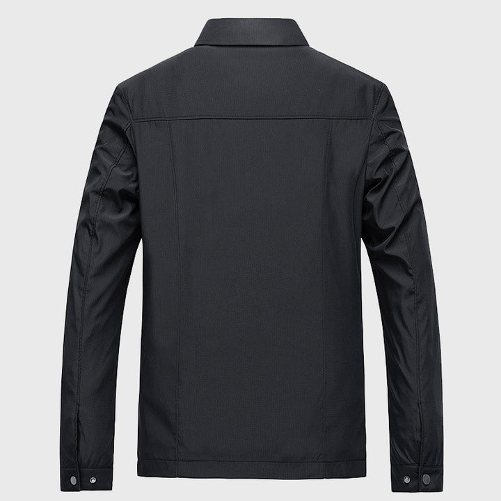 Men's Casual Zip-Up Collar Jacket