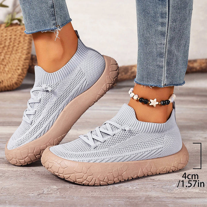 Elaina | Women's Sock-Fit Knit Walking Shoes-MODAUTLET