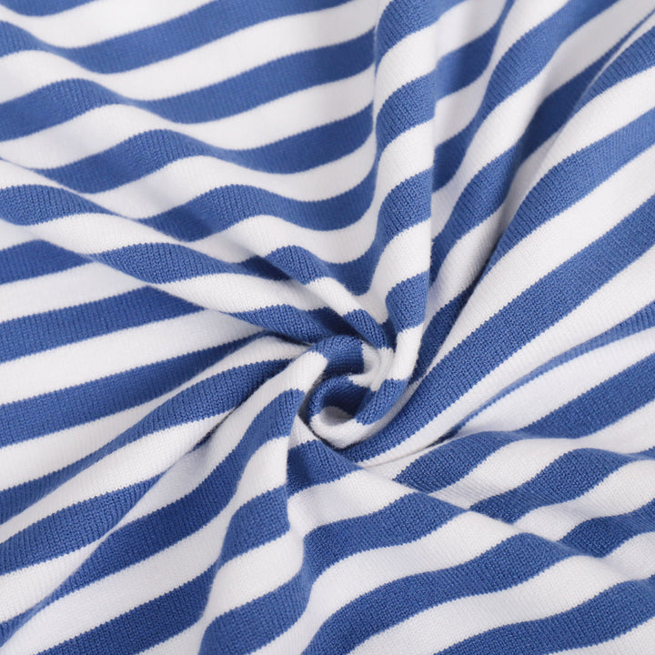Women's Striped Long Sleeve Top-MODAUTLET
