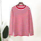 Women's Striped Long Sleeve Top