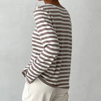 Women's Striped Long Sleeve Top