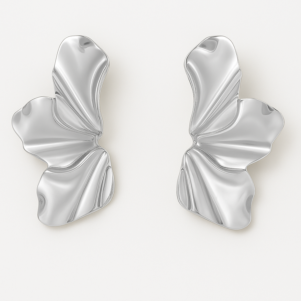 Elegant Floral-Inspired Earrings for Any Occasion Silver