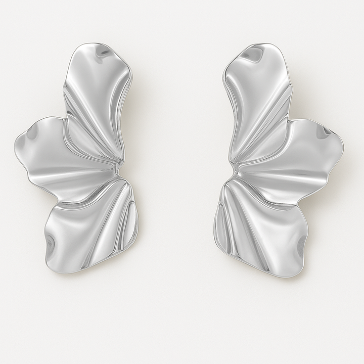 Elegant Floral-Inspired Earrings for Any Occasion Silver