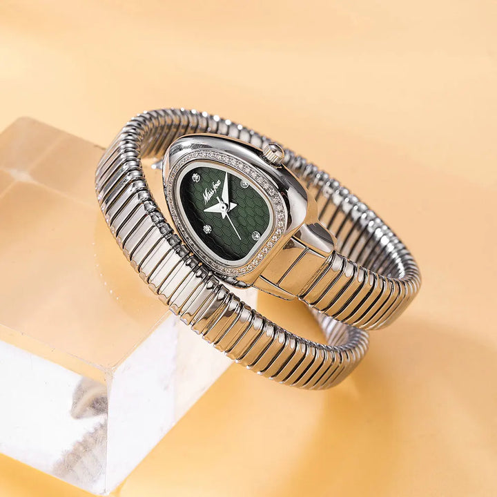 Elegant Serpent Bracelet Watch