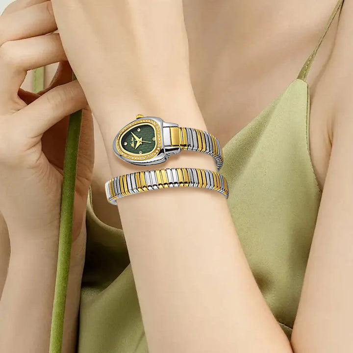 Elegant Serpent Bracelet Watch
