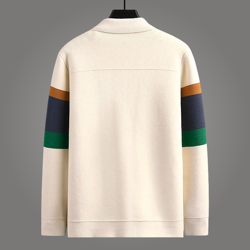 Elegant Soft Jacquard Knit Cardigan
