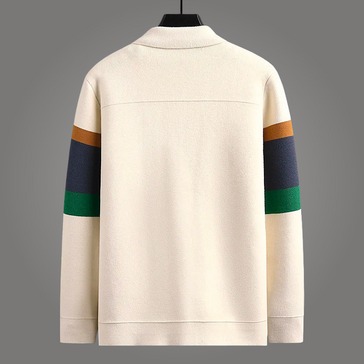 Elegant Soft Jacquard Knit Cardigan