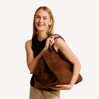 Elegant Suede Tote Bag for Women – Stylish & Functional
