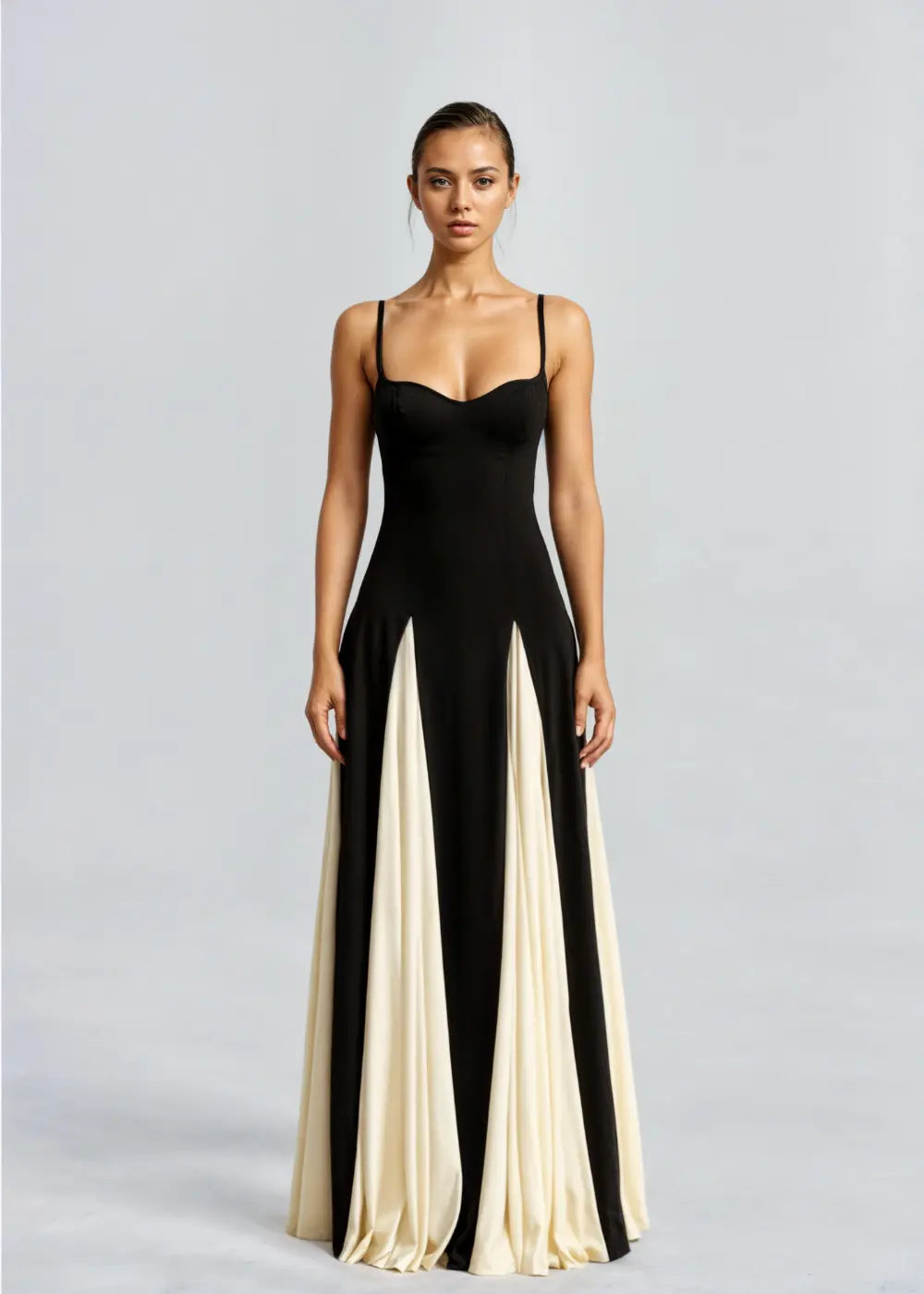 Women's Elegant Flowing Maxi Dress-MODAUTLET