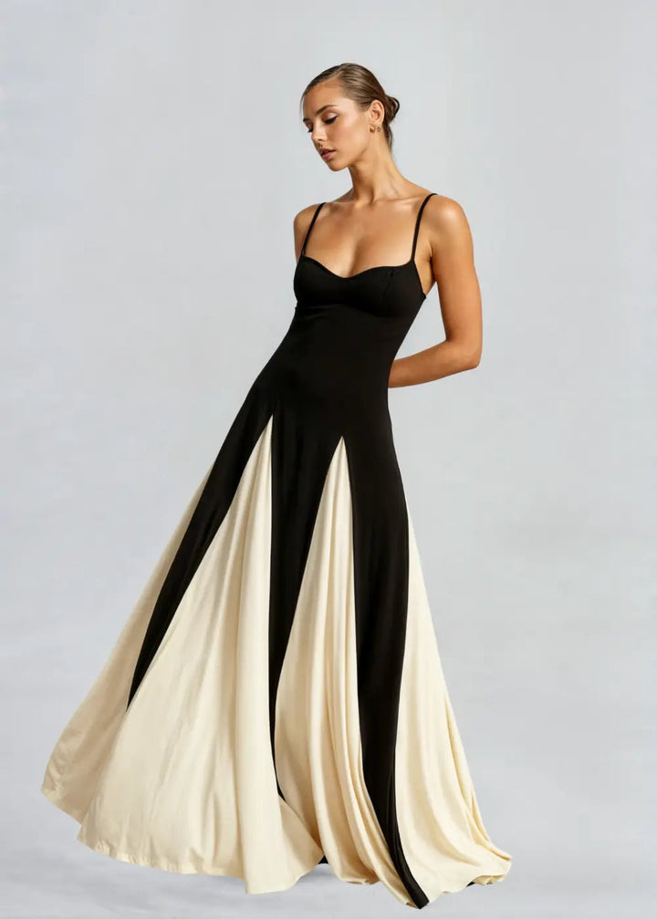 Women's Elegant Flowing Maxi Dress-MODAUTLET