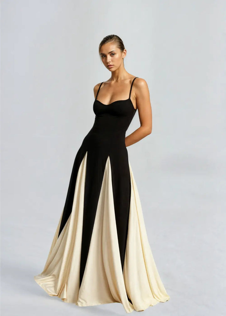 Women's Elegant Flowing Maxi Dress-MODAUTLET