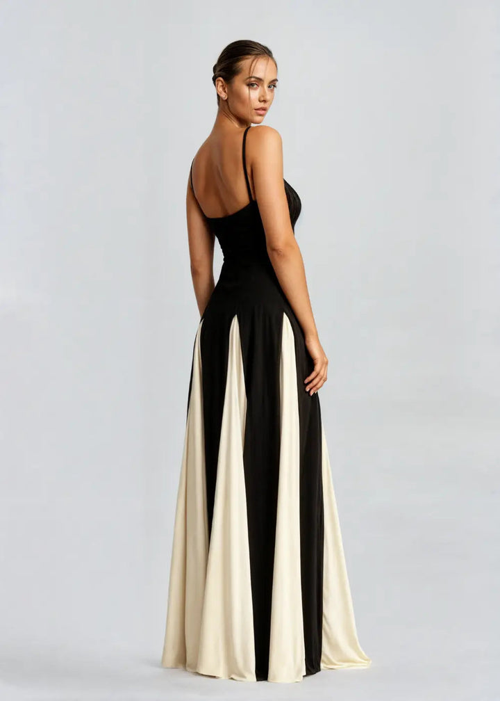 Women's Elegant Flowing Maxi Dress-MODAUTLET