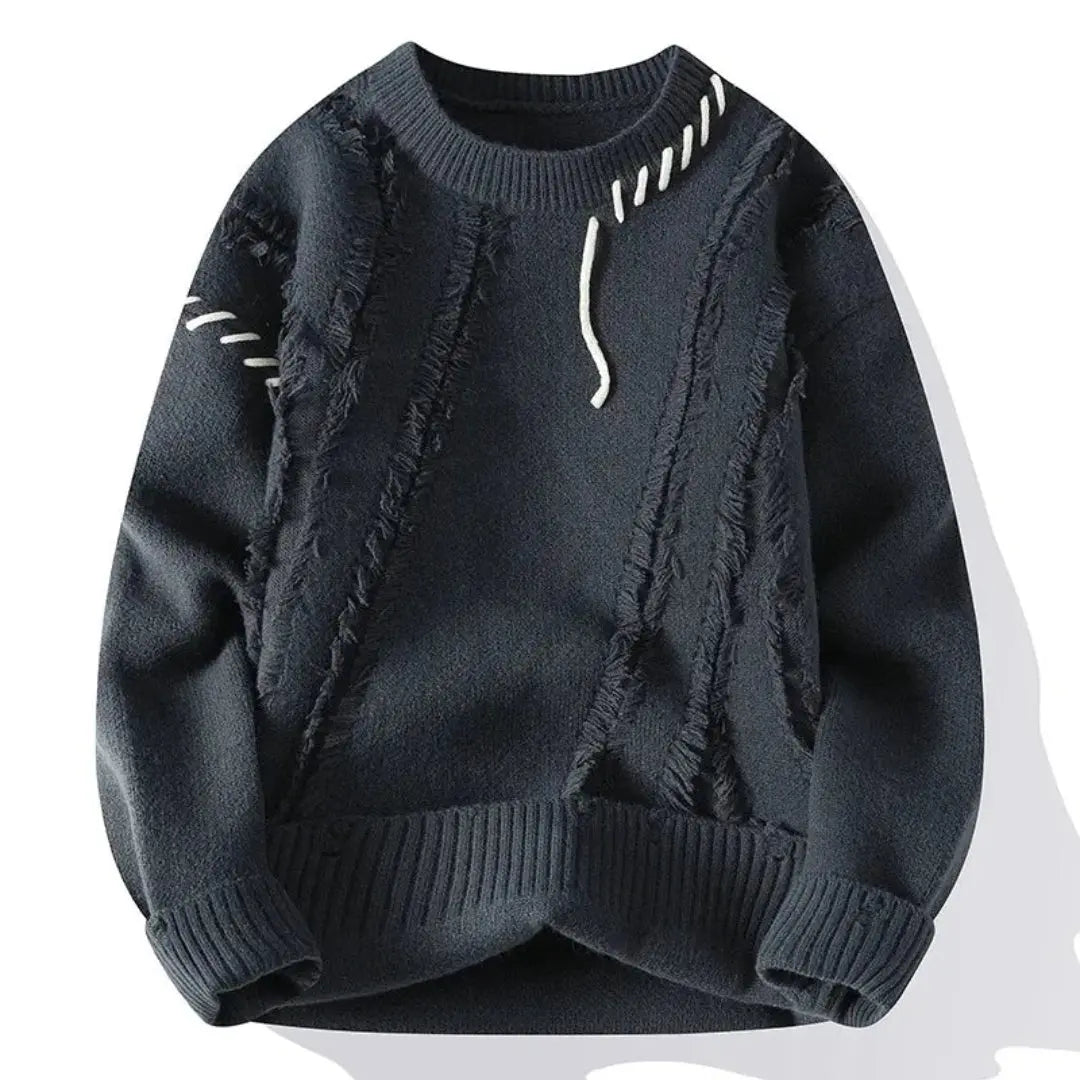 Elemental Artisan Sweater by Apollo Dark Grey