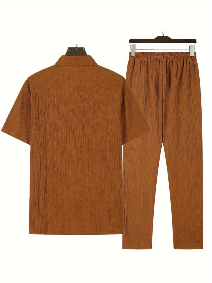 Striped Summer 2-Piece Set-MODAUTLET