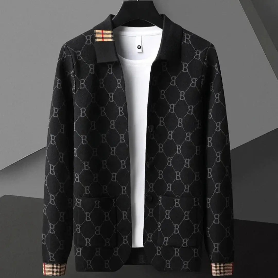 Elite Knit Cardigan for Ultimate Comfort Black