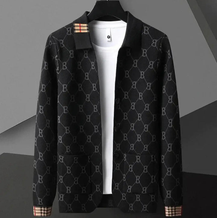 Elite Knit Cardigan for Ultimate Comfort Black