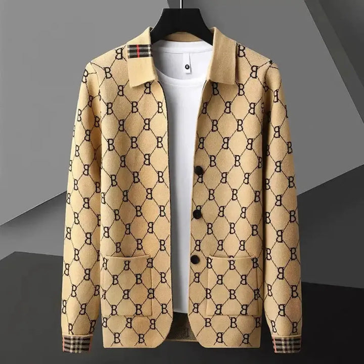 Elite Knit Cardigan for Ultimate Comfort Khaki