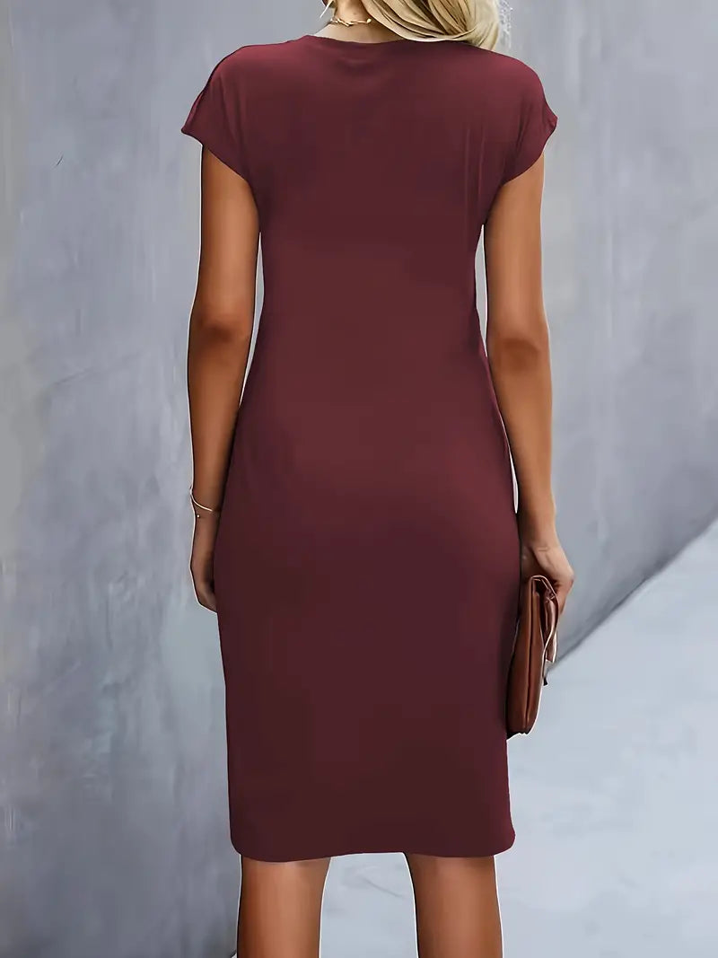 Sarah | Women's Midi Dress with Timeless Cut