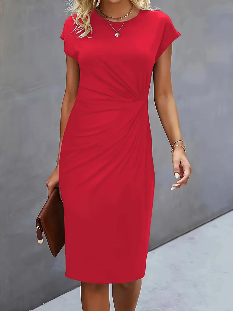Sarah | Women's Midi Dress with Timeless Cut