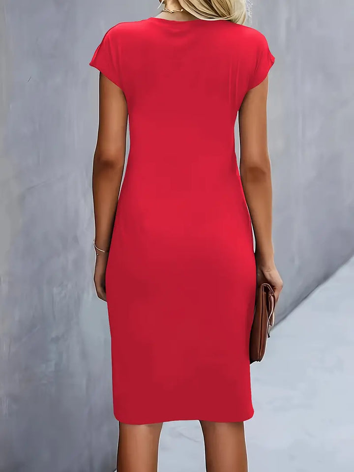 Sarah | Women's Midi Dress with Timeless Cut