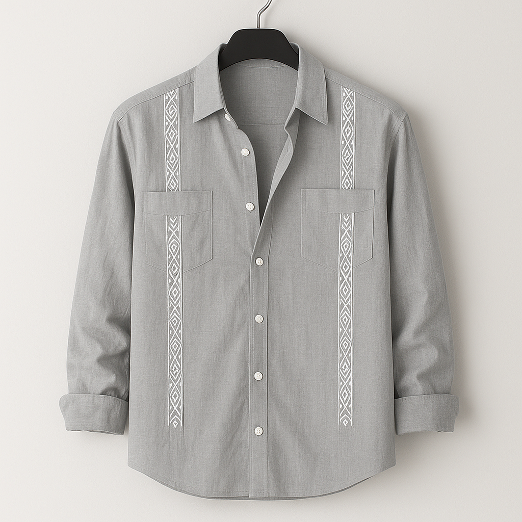 Men's Linen Shirt - Capri Coast Style