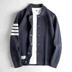 Classic Knit Cardigan for Timeless Style Dark Blue