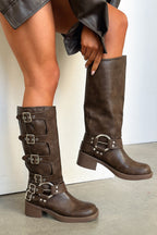 Emilia Brown Phoenix Boots Brown
