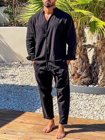 Herren Sommer Zweiteiler | Stilvolles Hemd und Hose